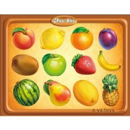 Рамка - вкладиш "Двошаровий сортер: Фрукти у розрізі", ТМ "Ань-Янь"