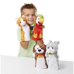 Ляльковий театр "Домашні тварини", 4 шт., ТМ Melissa&Doug Ляльковий театр "Домашні тварини", 4 шт., ТМ Melissa&Doug