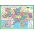 Україна. Адміністративний поділ та історико-етнографічні землі, м-б 1:1 000 000 (5 клас) (на планках)