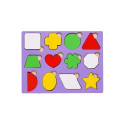 Рамка - вкладиш "Геометричні фігури", ТМ "Ань-Янь" Рамка - вкладиш "Геометричні фігури", ТМ "Ань-Янь"