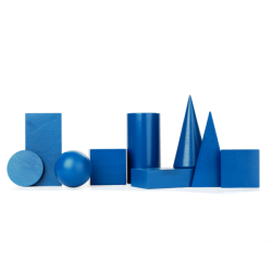 Набір геометричних тіл та фігур 60 мм (демонстраційний), ТМ Komarovtoys Набір геометричних тіл та фігур 60 мм (демонстраційний), ТМ Komarovtoys