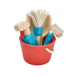 Деревянная игрушка Набор для уборки, ТМ PLAN TOYS Деревянная игрушка Набор для уборки, ТМ PLAN TOYS