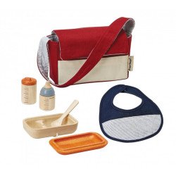 Деревянная игрушка Набор для кормления кукол, ТМ PLAN TOYS