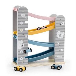 Дерев'яний ігровий набір Автотрек, PolarB Дерев'яний ігровий набір Автотрек, PolarB