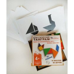 РАЗВИВАЮЩАЯ ИГРА, ГОЛОВОЛОМКА - ТАНГРАМ, ТМ Маленький Сократ РАЗВИВАЮЩАЯ ИГРА, ГОЛОВОЛОМКА - ТАНГРАМ, ТМ Маленький Сократ