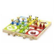 Дерев'яна настільна гра Лудо, Viga Toys Дерев'яна настільна гра Лудо, Viga Toys