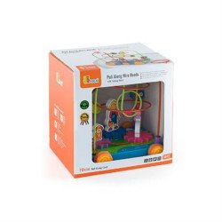 Дерев'яний лабіринт-каталка Шестерінки, Viga Toys Дерев'яний лабіринт-каталка Шестерінки, Viga Toys