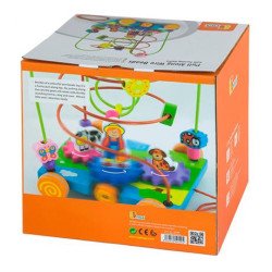 Дерев'яний лабіринт-каталка Шестерінки, Viga Toys Дерев'яний лабіринт-каталка Шестерінки, Viga Toys