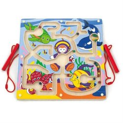 Магнітний лабіринт Підводний світ, Viga Toys Магнітний лабіринт Підводний світ, Viga Toys