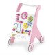 Дитячі ходунки-каталка з бізібордом, рожевий Viga Toys