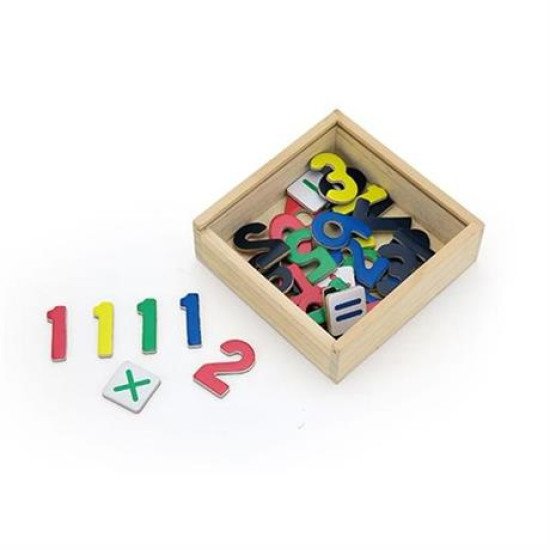 Набір магнітних цифр і знаків 37 шт., Viga Toys