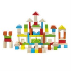 Дерев'яні кубики Кольорові блоки, 80 шт., 2,5 см,  Viga Toys Дерев'яні кубики Кольорові блоки, 80 шт., 2,5 см,  Viga Toys