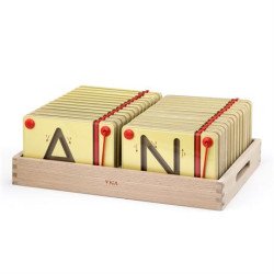 Навчальний набір Вчимося писати Англійські великі літери, Viga Toys Навчальний набір Вчимося писати Англійські великі літери, Viga Toys