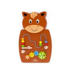 Бізіборд Коник із лабіринтом, Viga Toys Бізіборд Коник із лабіринтом, Viga Toys