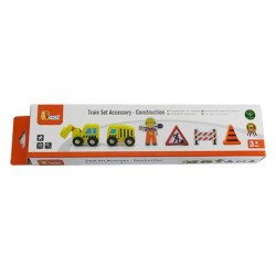 Набір для залізниці  Дорожні роботи, Viga Toys Набір для залізниці  Дорожні роботи, Viga Toys