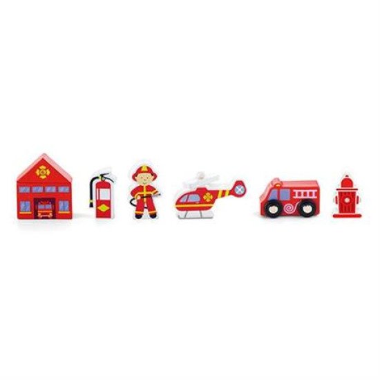 Набір для залізниці Пожежна станція, Viga Toys