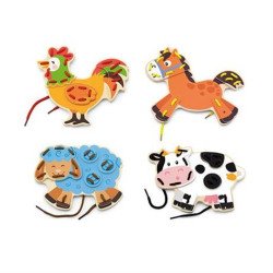 Шнуровка "Ферма",Viga Toys Шнуровка "Ферма",Viga Toys