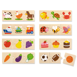 Логічний пазл Що до чого підходить, 24 ел.,Viga Toys Логічний пазл Що до чого підходить, 24 ел.,Viga Toys