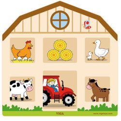Бізіборд Будиночок на фермі, Viga Toys