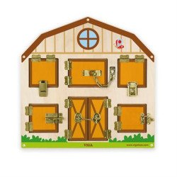 Бізіборд Будиночок на фермі, Viga Toys
