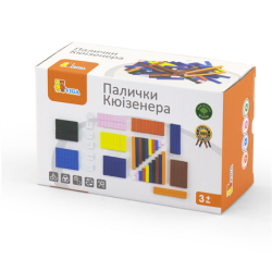Набір для рахування  Дерев'яні палички Кюїзенера, 116 шт, Viga Toys Набір для рахування  Дерев'яні палички Кюїзенера, 116 шт, Viga Toys