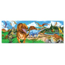Мега-пазл "Краіна динозаврів", 48 ел., Melissa&Doug  Мега-пазл "Краіна динозаврів", 48 ел., Melissa&Doug