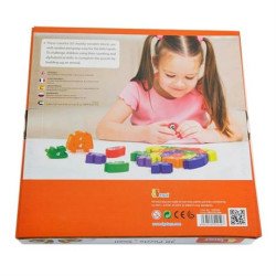 Дерев'яний пазл Равлик по літерах, Viga Toys Дерев'яний пазл Равлик по літерах, Viga Toys