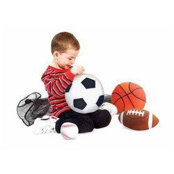 Набір спортивних плюшевих м'ячиків, Melissa&Doug Набір спортивних плюшевих м'ячиків, Melissa&Doug