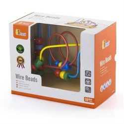 Дерев'яний лабіринт Кольорові намистини,  Viga Toys Дерев'яний лабіринт Кольорові намистини,  Viga Toys