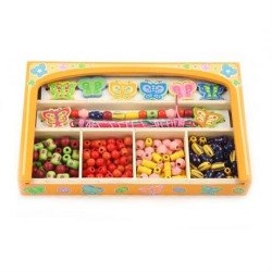 Набір для творчості Намисто з метеликів, Viga Toys Набір для творчості Намисто з метеликів, Viga Toys