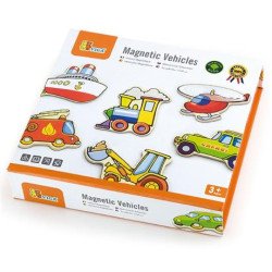 Набір магнітів Транспорт, 20 шт, Viga Toys