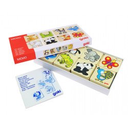 Гра мемо Жителі зоопарку,Goki Гра мемо Жителі зоопарку,Goki