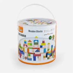 Дерев'яні кубики Візерункові блоки 100 шт., 3 см, Viga Toys Дерев'яні кубики Візерункові блоки 100 шт., 3 см, Viga Toys