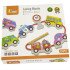 Дерев'яна шнурівка  Автотранспорт,Viga Toys