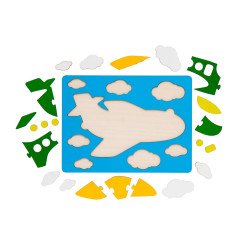 Рамка-пазл “Літак”, ТМ "Ань-Янь" Рамка-пазл “Літак”, ТМ "Ань-Янь"