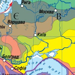Світ. Географічні пояси та природні зони (на планках), Картографія Світ. Географічні пояси та природні зони (на планках), Картографія