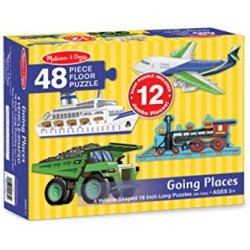 Мега-пазл "Транспорт", 48 ел., Melissa&Doug 