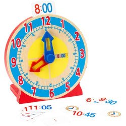 Дерев'яний розумний годинник, Melissa&Doug Дерев'яний розумний годинник, Melissa&Doug