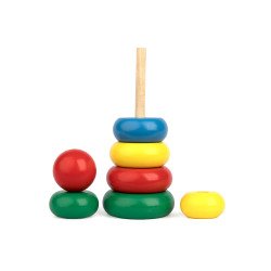 Пірамідка 7 елементів, ТМ Komarovtoys  Пірамідка 7 елементів, ТМ Komarovtoys