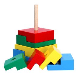 Пірамідка “Головоломка” 8ел., ТМ Komarovtoys 