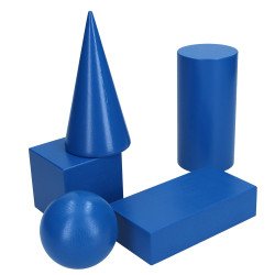 Набір геометричних тіл 60 мм (демонстраційний), ТМ Komarovtoys Набір геометричних тіл 60 мм (демонстраційний), ТМ Komarovtoys