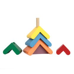 Пірамідка “Кольорова ялинка”, ТМ Komarovtoys 