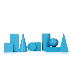 Набір геометричних тіл та фігур 40мм (роздатковий). ТМ Komarovtoys Набір геометричних тіл та фігур 40мм (роздатковий). ТМ Komarovtoys