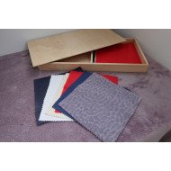 Тактильний ящик-зразки (пари) тканини