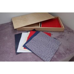 Тактильний ящик-зразки (пари) тканини