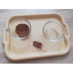 Набір для пересипання лопаткою (піднос, 2 фарфорові салатниці, лопаткою)