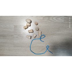 Шнуровка неокрашенная Монтессори, ТМ Дивограй Шнуровка неокрашенная Монтессори, ТМ Дивограй