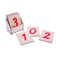 Цифри в коробочці, Монтессорі