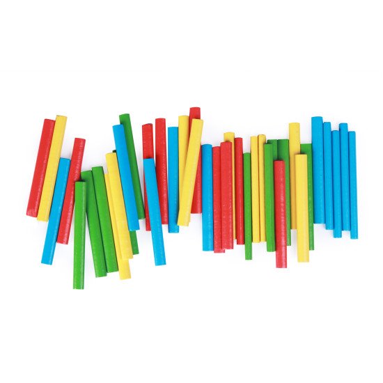 Арифметичний рахунок (135 елементів, 40 кольорових паличок), ТМ Lucy&Leo