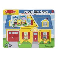 Звуковий пазл "Навколо будинку", Melissa&Doug